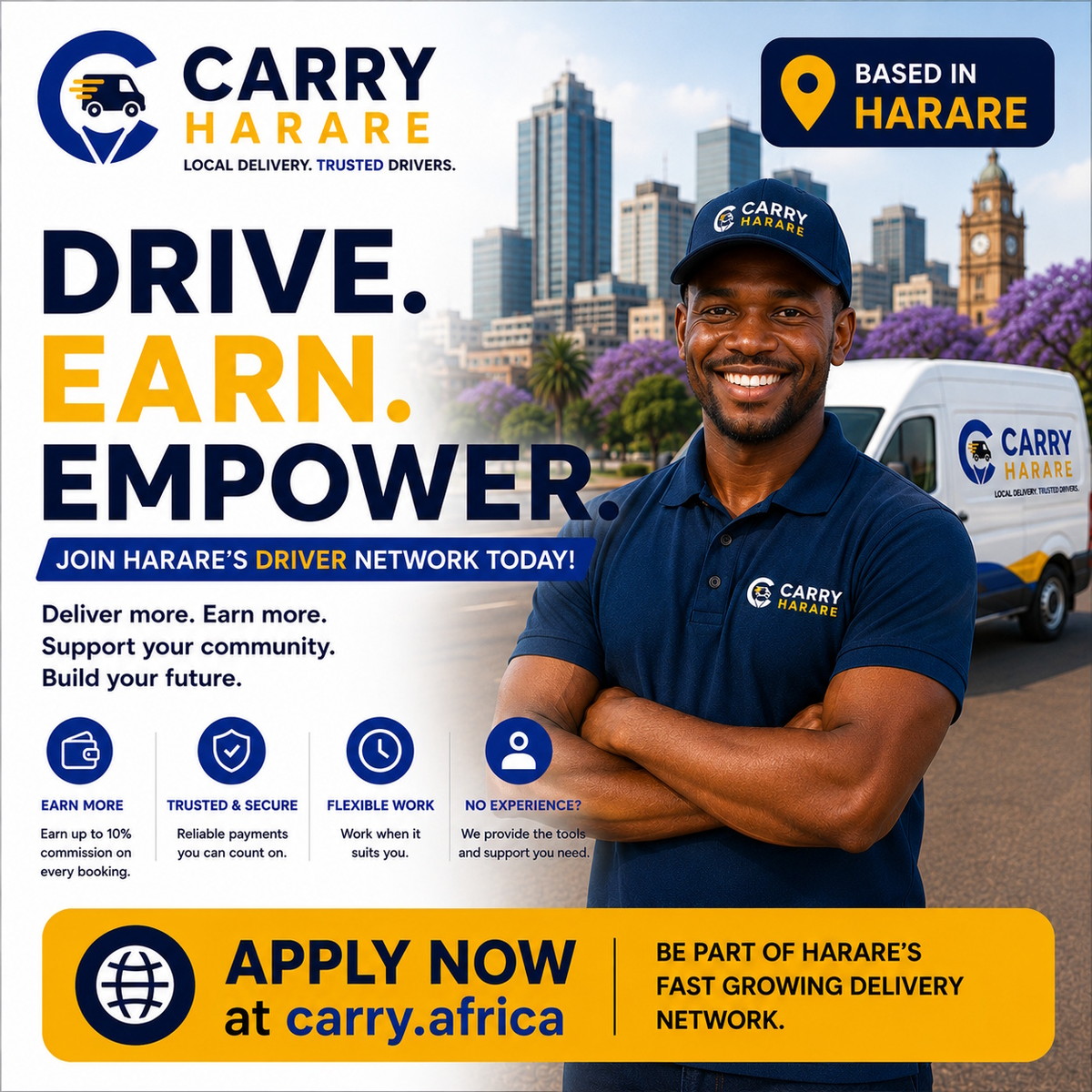 Carry Harare delivery driver